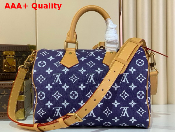 Louis Vuitton Speedy P9 Bandouliere 30 Bag in Amethyste Purple Monogram Calf Leather Replica