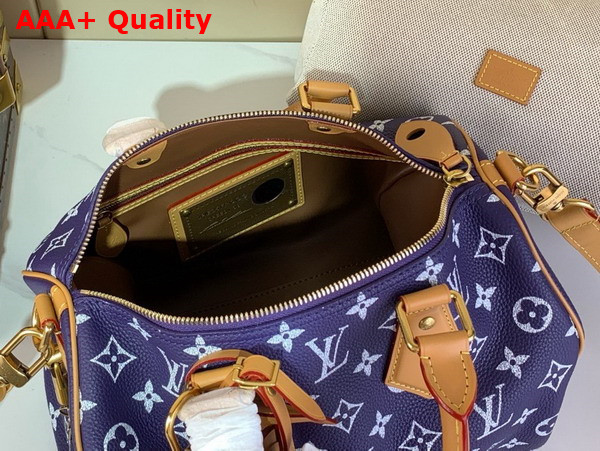 Louis Vuitton Speedy P9 Bandouliere 30 Bag in Amethyste Purple Monogram Calf Leather Replica