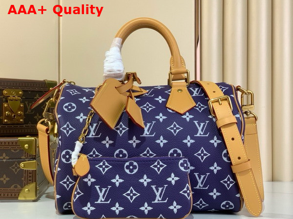 Louis Vuitton Speedy P9 Bandouliere 30 Bag in Amethyste Purple Monogram Calf Leather Replica