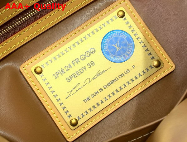 Louis Vuitton Speedy P9 Bandouliere 30 Bag in Blue Calf Leather Replica