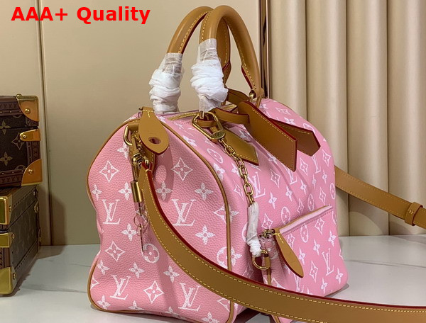 Louis Vuitton Speedy P9 Bandouliere 30 Bag in Candy Pink Calf Leather M13914 Replica