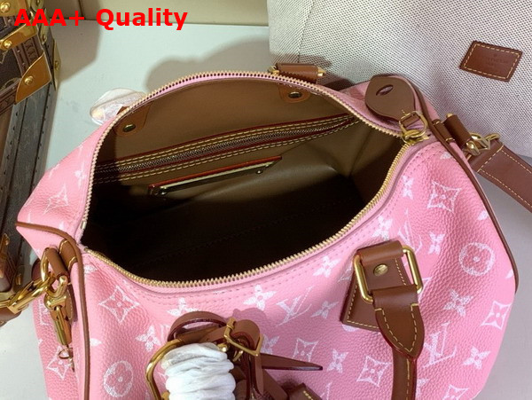 Louis Vuitton Speedy P9 Bandouliere 30 Bag in Candy Pink Monogram Calf Leather Replica