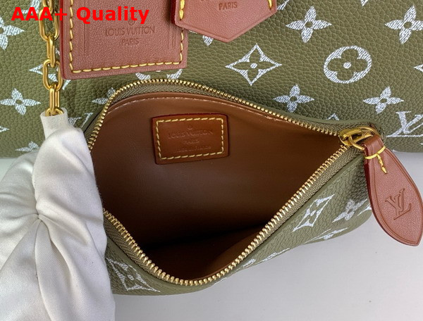 Louis Vuitton Speedy P9 Bandouliere 30 Bag in Green Sancha Calf Leather M15241 Replica