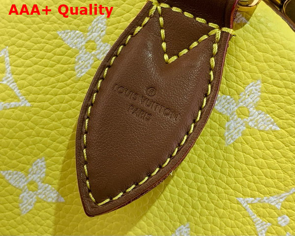 Louis Vuitton Speedy P9 Bandouliere 30 Bag in Lemonade Yellow Calf Leather Replica