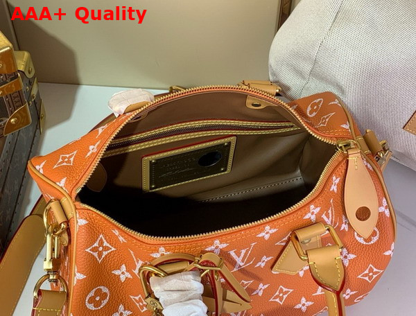 Louis Vuitton Speedy P9 Bandouliere 30 Bag in Summer Peach Calf Leather Replica