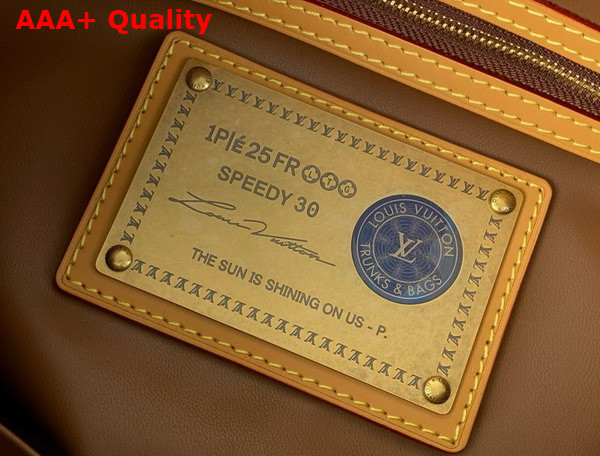 Louis Vuitton Speedy P9 Bandouliere 30 Bag in Summer Peach Calf Leather Replica