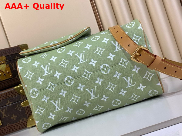 Louis Vuitton Speedy P9 Bandouliere 30 Frozen Lime Calfskin with a Monogram Print M14064 Replica