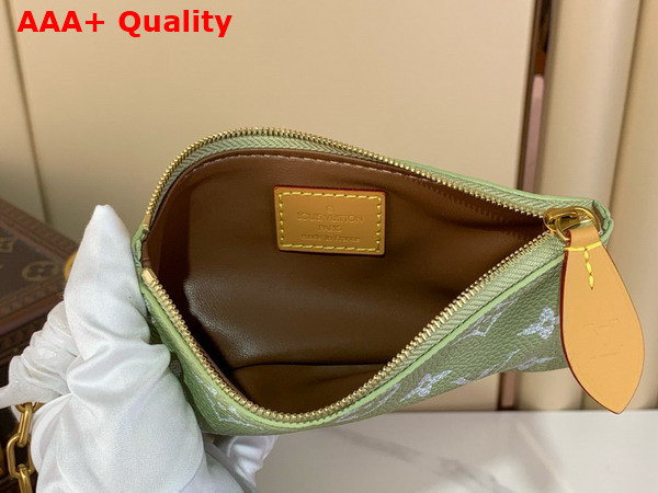 Louis Vuitton Speedy P9 Bandouliere 30 Frozen Lime Calfskin with a Monogram Print M14064 Replica