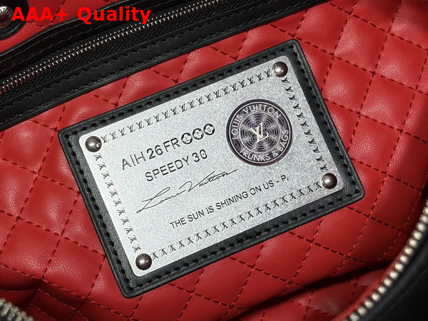 Louis Vuitton Speedy P9 Bandouliere 30 Jackets Autres Cuirs Black Cowhide Leather M26180 Replica