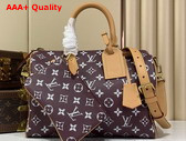 Louis Vuitton Speedy P9 Bandouliere 30 Reversible Monogram Fig Calfskin Leather Replica