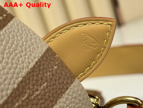 Louis Vuitton Speedy P9 Bandouliere 30 in Camel Washed Stripes Calfskin Leather Replica