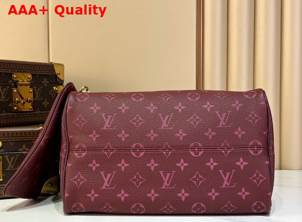 Louis Vuitton Speedy P9 Bandouliere 30 in Monogram Fig Calfskin Leather M2A417 Replica