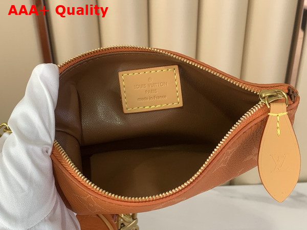 Louis Vuitton Speedy P9 Bandouliere 30 in Ocre Calfskin Leather with a Tonal Monogram Print M27977 Replica