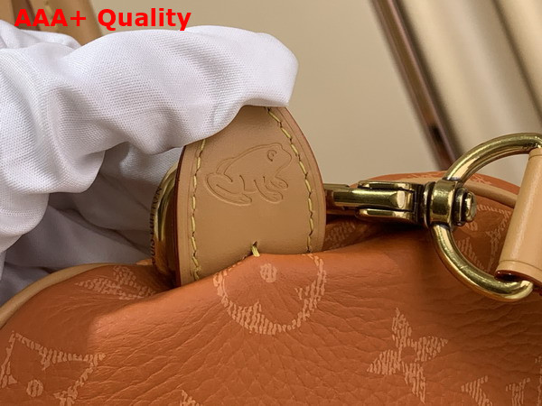 Louis Vuitton Speedy P9 Bandouliere 30 in Ocre Calfskin Leather with a Tonal Monogram Print M27977 Replica