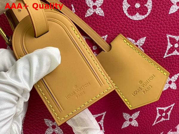 Louis Vuitton Speedy P9 Bandouliere 40 Bag in Agate Pink Monogram Leather M11563 Replica