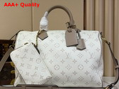 Louis Vuitton Speedy P9 Bandouliere 40 Monogram Cloud Calfskin Leather M2A036 Replica