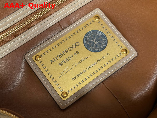 Louis Vuitton Speedy P9 Bandouliere 40 Monogram Cloud Calfskin Leather M2A036 Replica