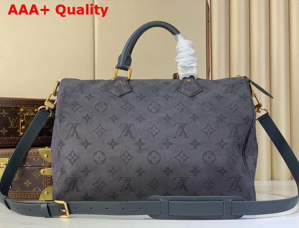 Louis Vuitton Speedy P9 Bandouliere 40 in Gray Suede M15225 Replica