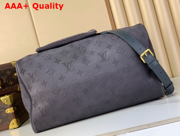 Louis Vuitton Speedy P9 Bandouliere 40 in Gray Suede M15225 Replica
