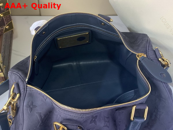 Louis Vuitton Speedy P9 Bandouliere 40 in Gray Suede M15225 Replica