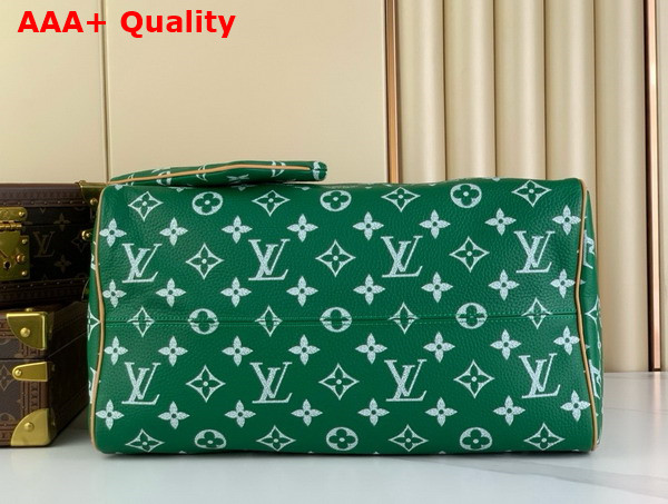 Louis Vuitton Speedy P9 Bandouliere 40 in Green Monogram Leather M24417 Replica