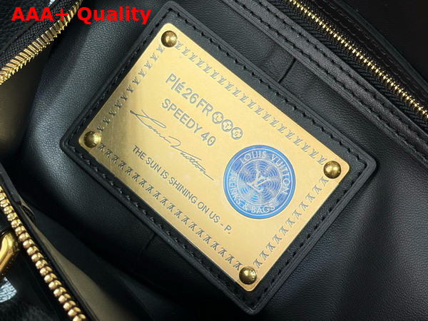 Louis Vuitton Speedy P9 Bandouliere 40 in Monogram Firefly Calfskin M2A709 Replica