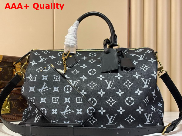 Louis Vuitton Speedy P9 Bandouliere 40 in Monogram Firefly Calfskin M2A709 Replica