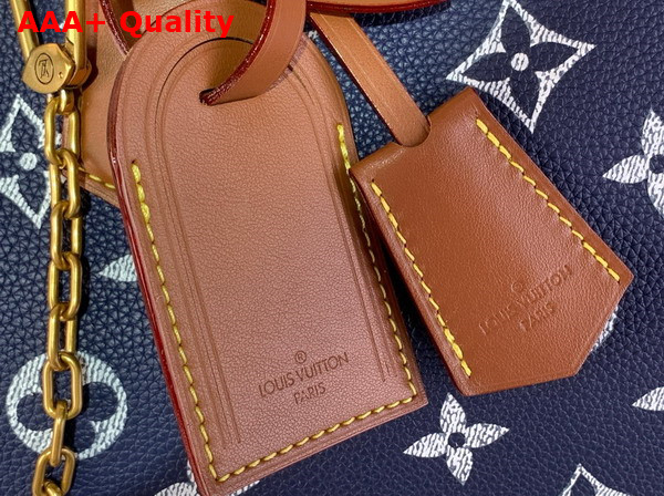Louis Vuitton Speedy P9 Bandouliere 40 in Navy Blue Monogram Leather Replica