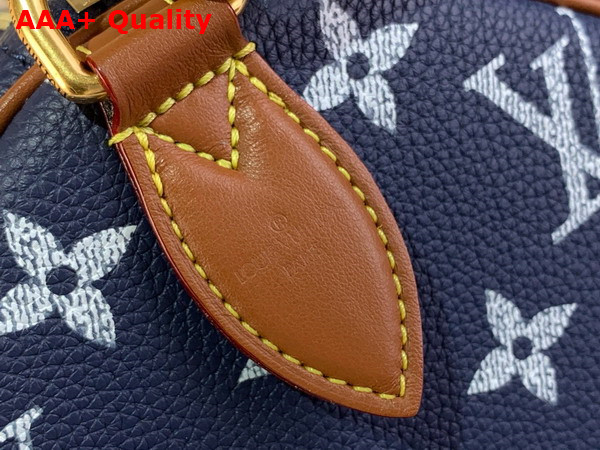 Louis Vuitton Speedy P9 Bandouliere 40 in Navy Blue Monogram Leather Replica