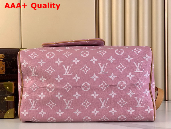 Louis Vuitton Speedy P9 Bandouliere 40 in Pink Monogram Leather Replica