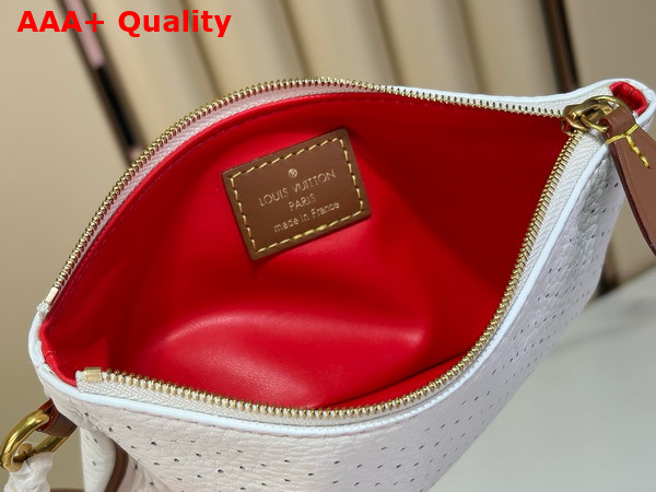 Louis Vuitton Speedy P9 Bandouliere 40 in White Perforated Calfskin M29330 Replica