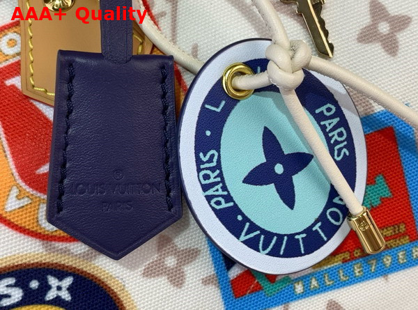 Louis Vuitton Speedy Soft 30 Monogram Dune Coated Canvas with an Airplane Charm and Playful Labels M14587 Replica