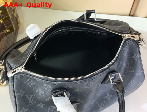 Louis Vuitton Speedy Soft 30 Monogram Eclipse Canvas M15102 Replica