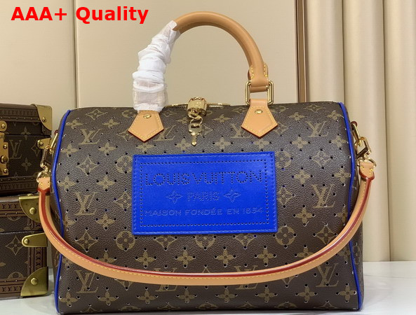 Louis Vuitton Speedy Soft 30 Neon Wave Monogram Perfo Signature M29143 Replica
