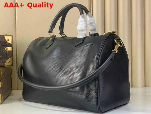 Louis Vuitton Speedy Soft 30 in Black Epi Leather M25671 Replica