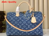 Louis Vuitton Speedy Soft 30 in Blue Denim M14430 Replica