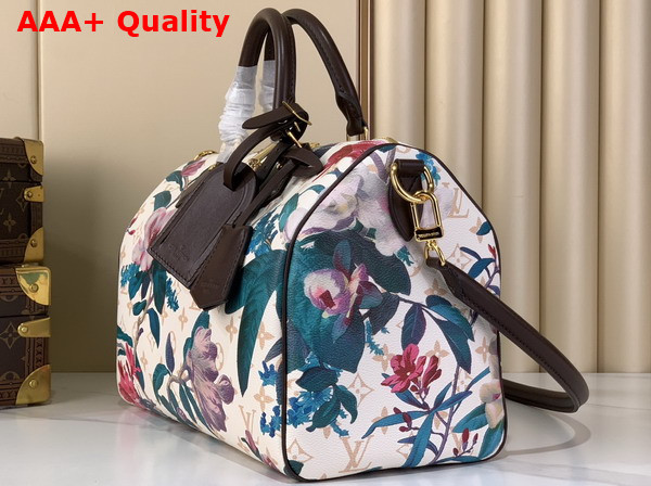 Louis Vuitton Speedy Soft 30 in Monogram Dune Coated Canvas with Pretty Flora and Fauna M29066 Replica