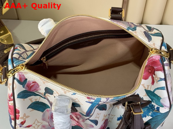 Louis Vuitton Speedy Soft 30 in Monogram Dune Coated Canvas with Pretty Flora and Fauna M29066 Replica