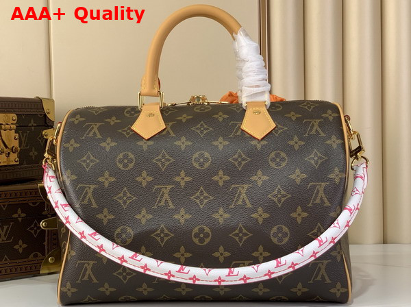 Louis Vuitton Speedy Soft 30 in Monogram Orange Coated Canvas with a Vibrant Nylon Pouch M27512 Replica