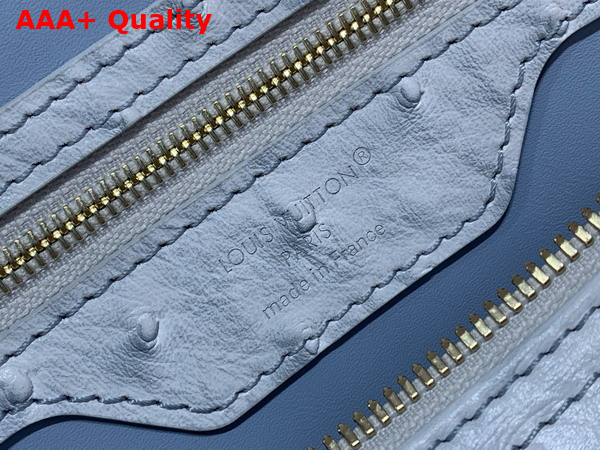 Louis Vuitton Speedy Soft 30 in Pale Blue Ostrich Leather Replica
