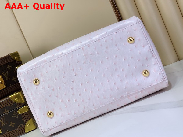 Louis Vuitton Speedy Soft 30 in Pale Pink Ostrich Leather Replica