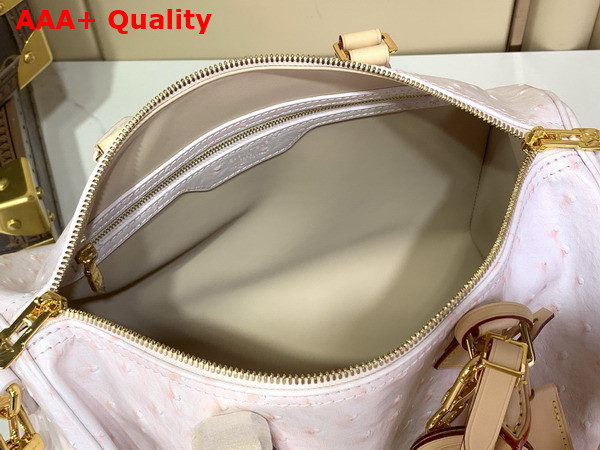Louis Vuitton Speedy Soft 30 in Pale Pink Ostrich Leather Replica