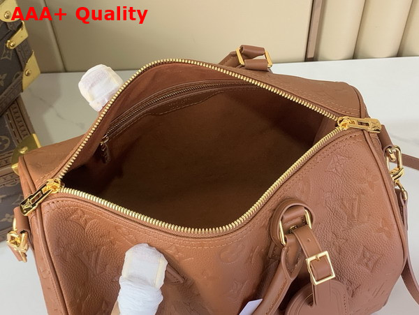 Louis Vuitton Speedy Soft 30 in Tan Mnogram Empreinte Leather M28662 Replica