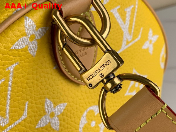 Louis Vuitton Speedy p9 Bandouliere 40 Yellow Soft Calfskin M24419 Replica