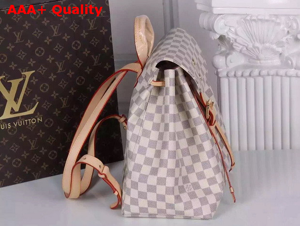 Louis Vuitton Sperone Backpack in Damier Azur Canvas Replica
