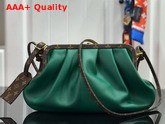 Louis Vuitton Spring Summer 2020 Show Clutch Bag Green and Yellow Calf Leather Replica