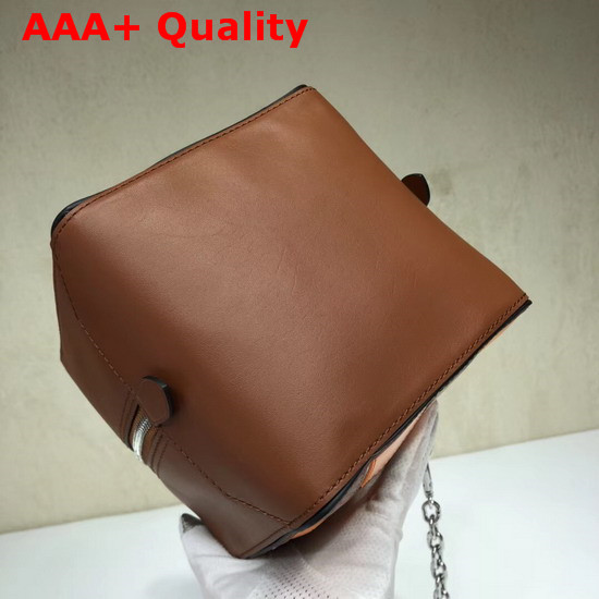 Louis Vuitton Square Bag in Brown and Orange Calf Leather Replica