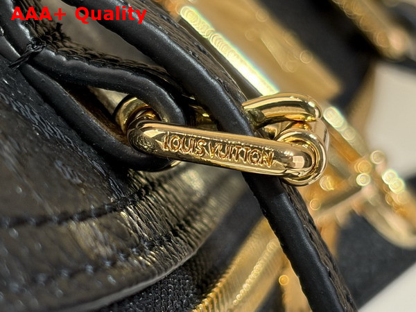 Louis Vuitton Squire East West Handbag in Boldly Black Calfskin Leather M3A167 Replica