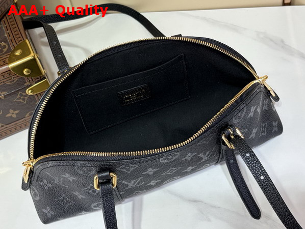 Louis Vuitton Squire East West Handbag in Boldly Black Calfskin Leather M3A167 Replica