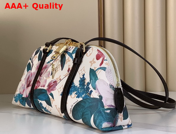 Louis Vuitton Squire East West Handbag in Monogram Dune Coated Canvas with a Colorful Floral Pattern M29185 Replica